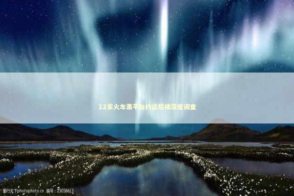 12家火车票平台约谈后续深度调查