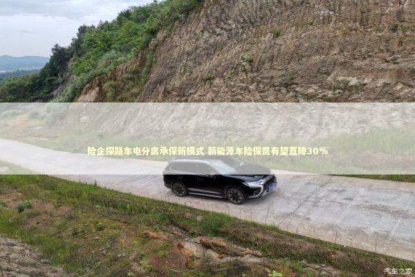 险企探路车电分离承保新模式 新能源车险保费有望直降30%