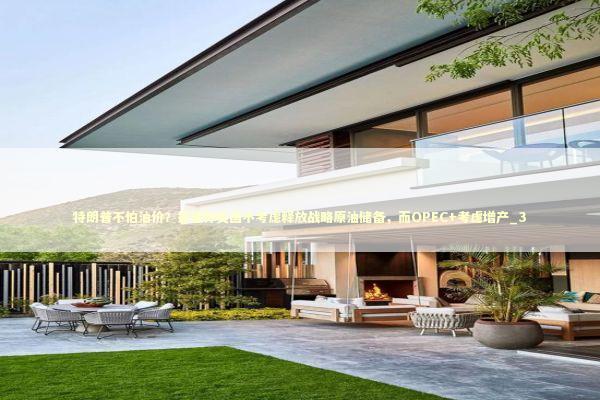 特朗普不怕油价？报道称美国不考虑释放战略原油储备，而OPEC+考虑增产_3