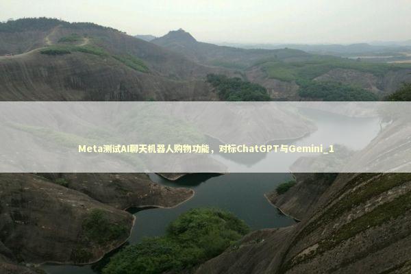 Meta测试AI聊天机器人购物功能，对标ChatGPT与Gemini_1