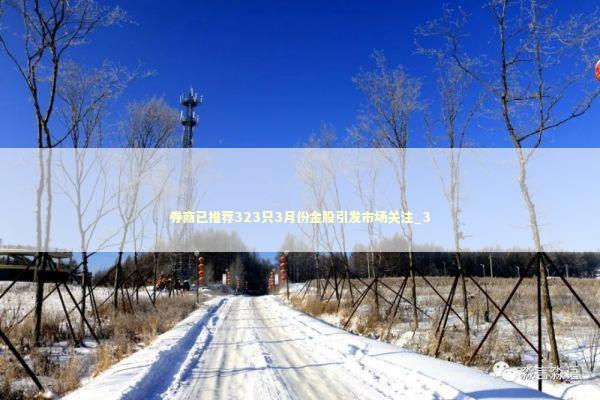 券商已推荐323只3月份金股引发市场关注_3